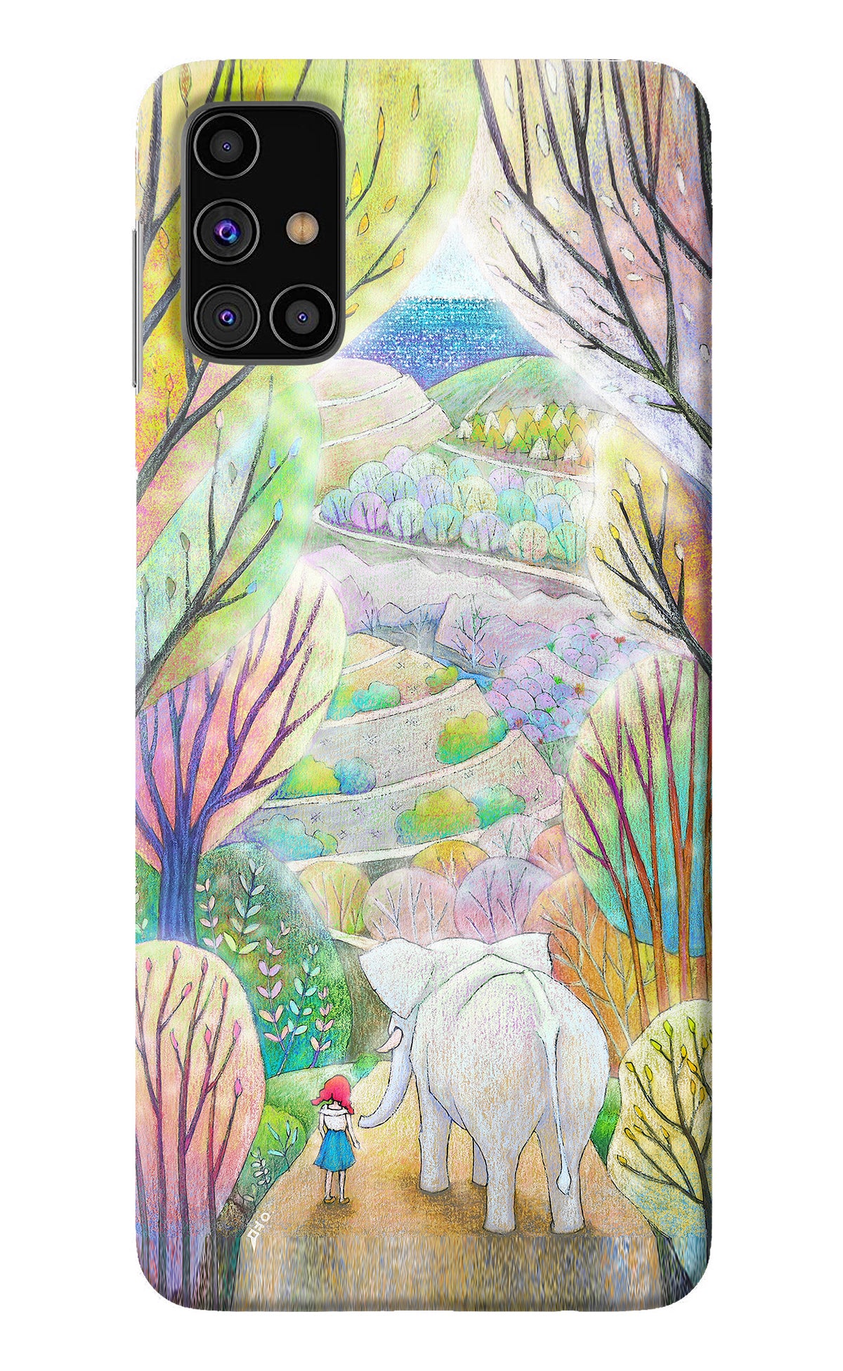 Nature Painting Samsung M31s Back Cover