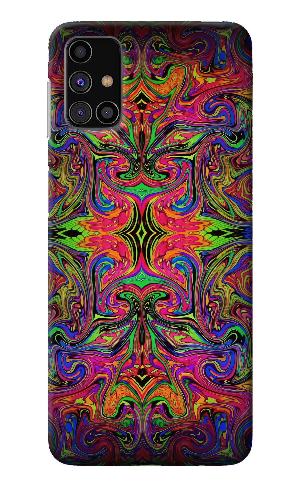 Psychedelic Art Samsung M31s Back Cover