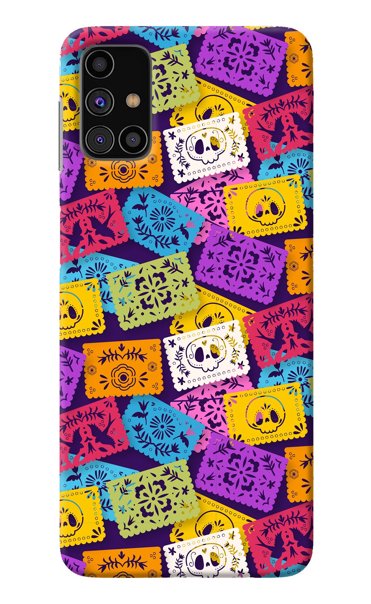 Mexican Pattern Samsung M31s Back Cover