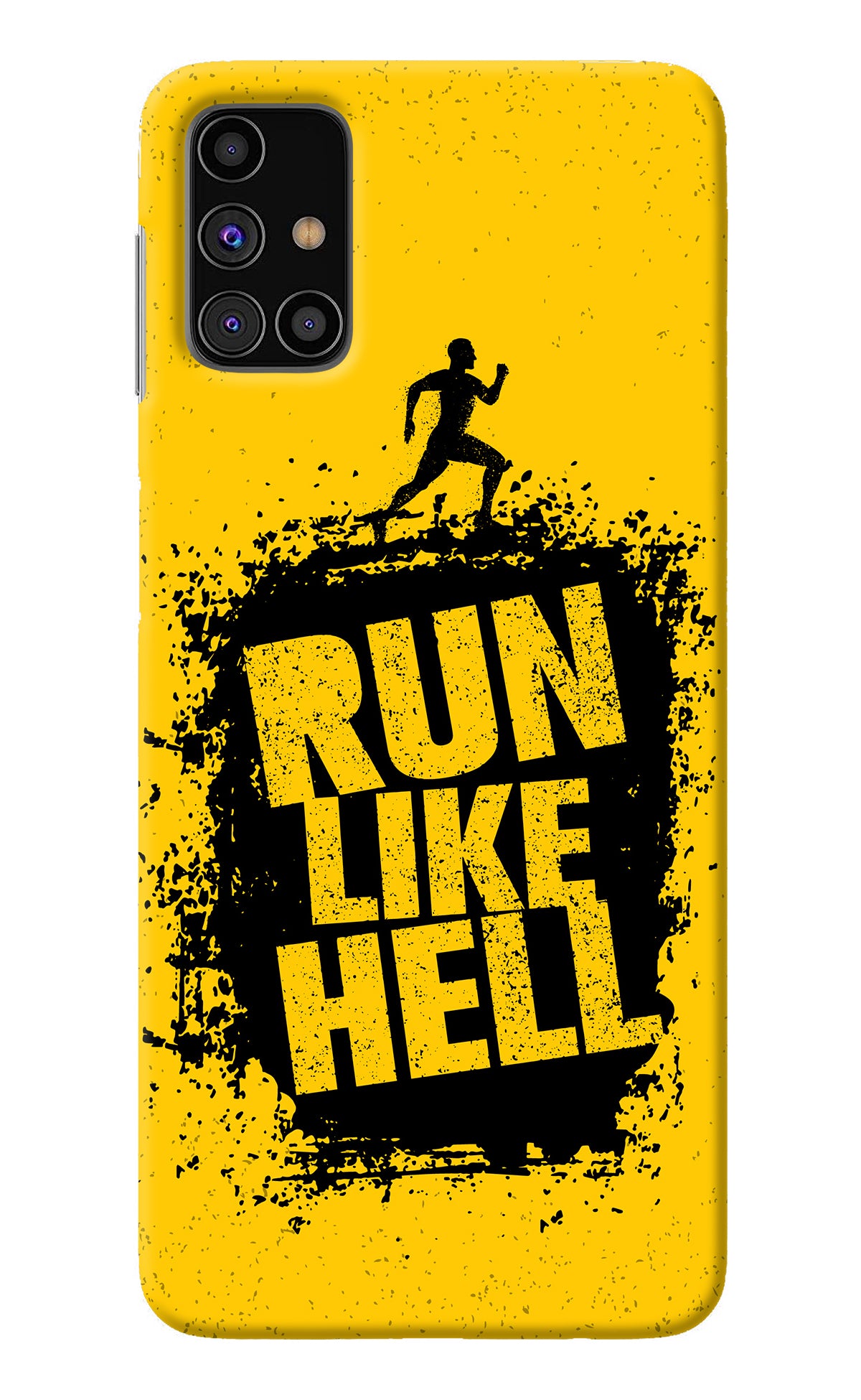 Run Like Hell Samsung M31s Back Cover