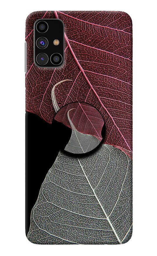 Leaf Pattern Samsung M31s Pop Case