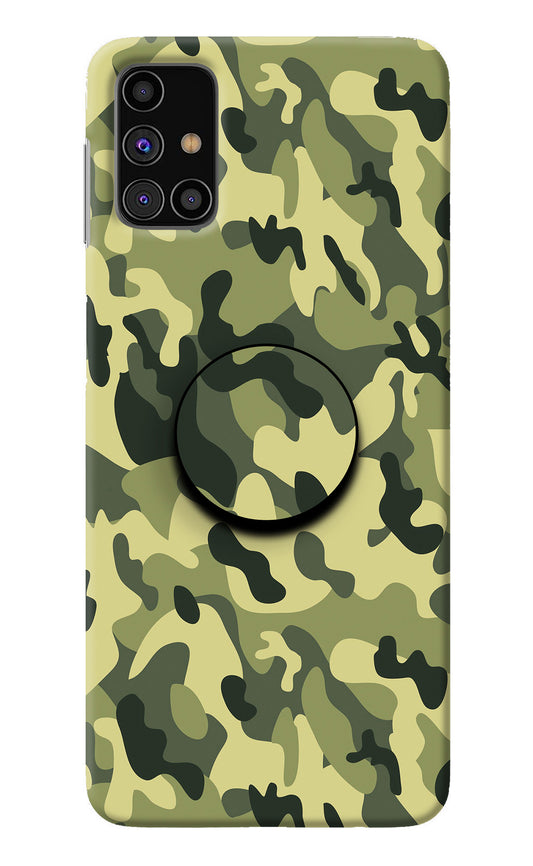 Camouflage Samsung M31s Pop Case