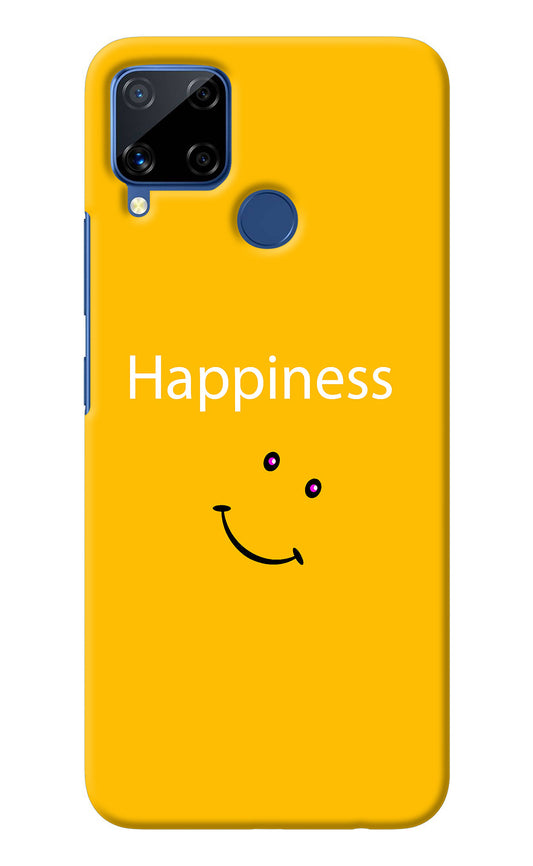 Happiness With Smiley Realme C15 Back Cover
