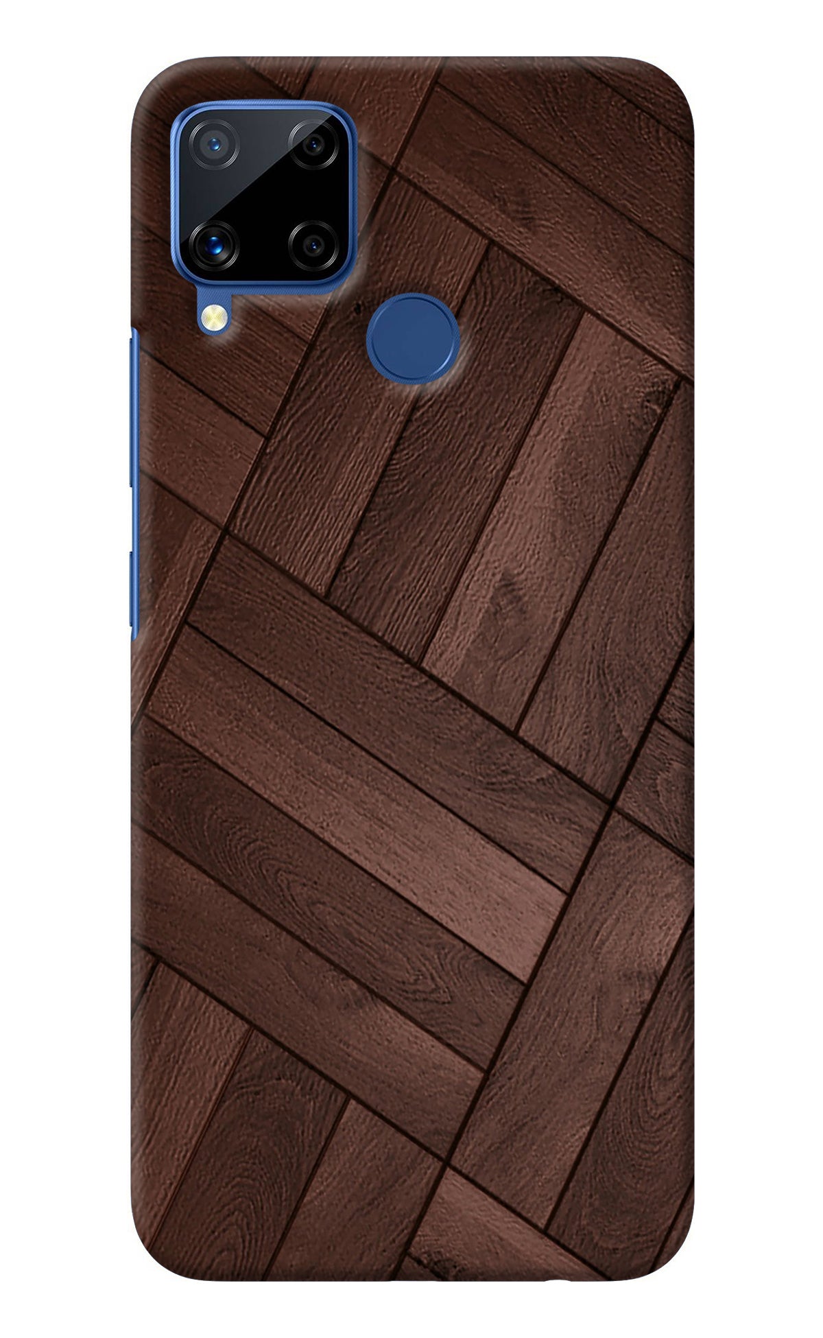 Wooden Texture Design Realme C15 Back Cover