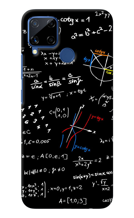Mathematics Formula Realme C15 Back Cover