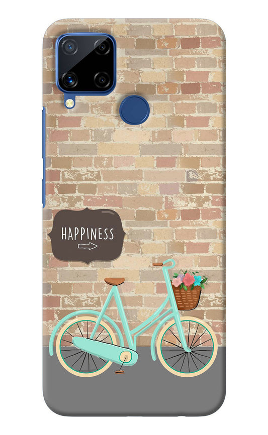 Happiness Artwork Realme C15 Back Cover