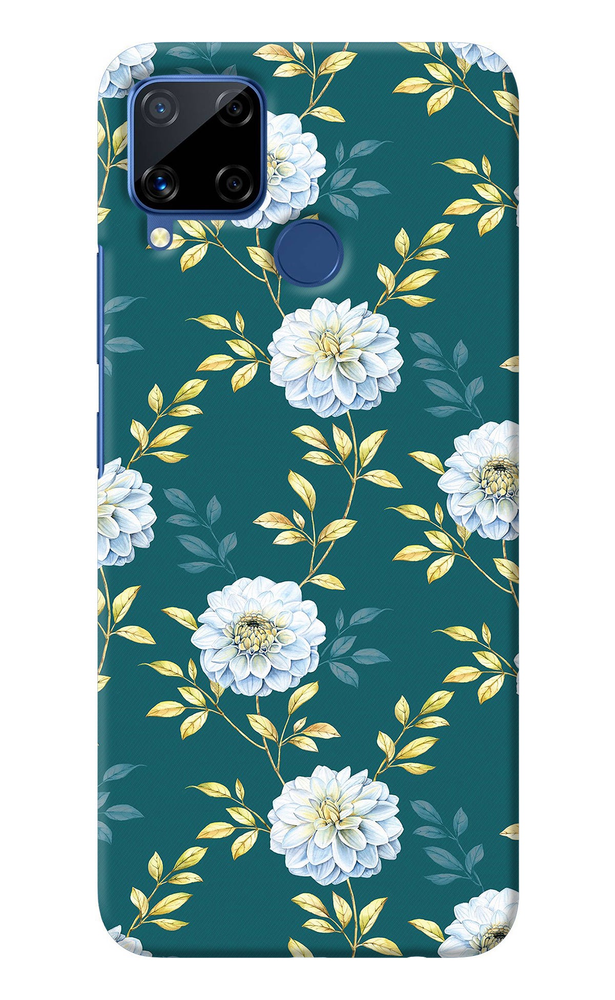 Flowers Realme C15 Back Cover