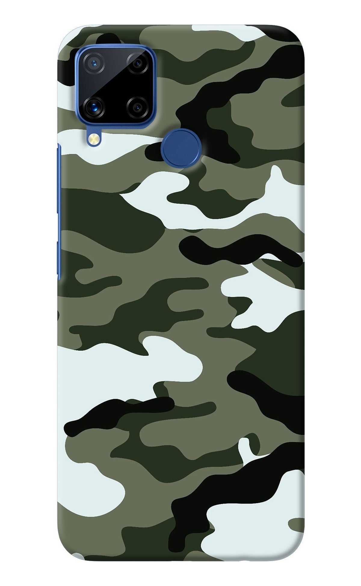 Camouflage Realme C15 Back Cover