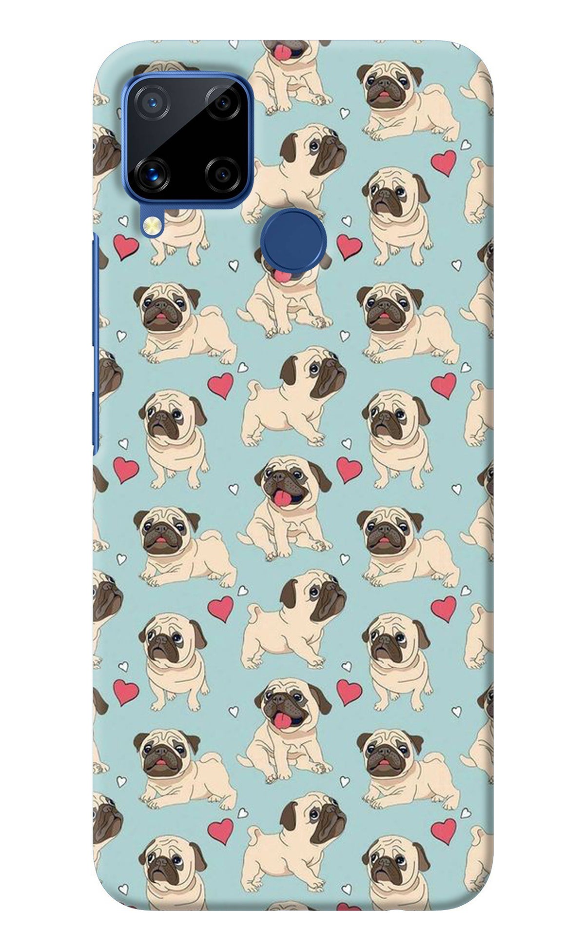 Pug Dog Realme C15 Back Cover