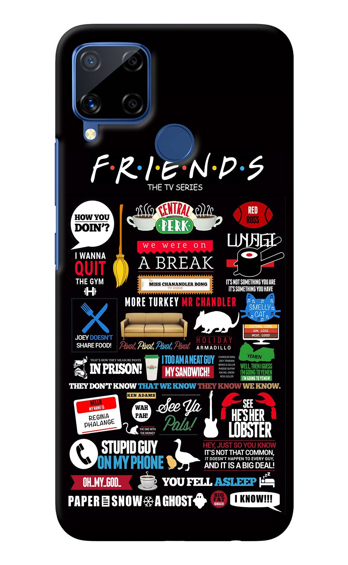 FRIENDS Realme C15 Back Cover