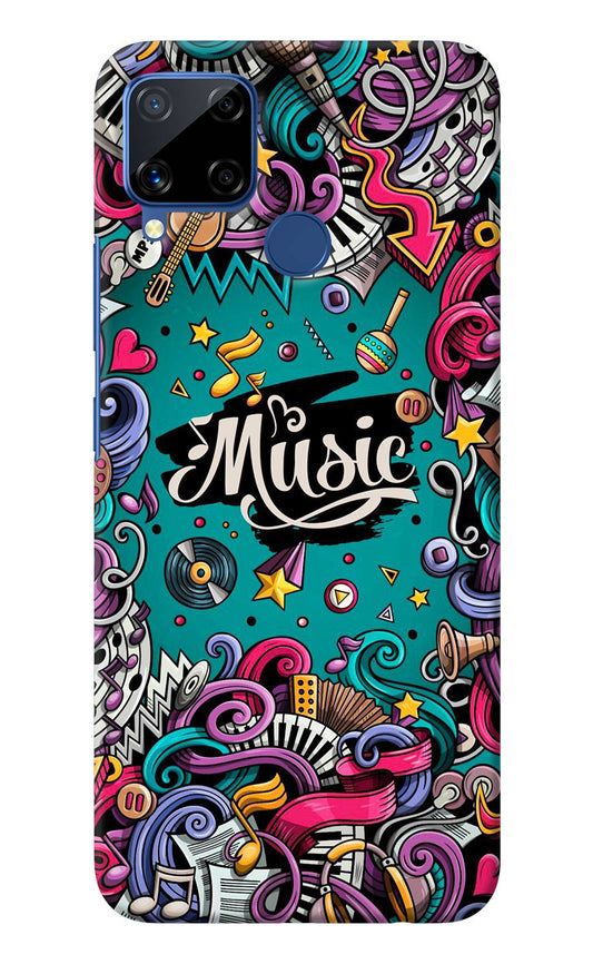 Music Graffiti Realme C15 Back Cover