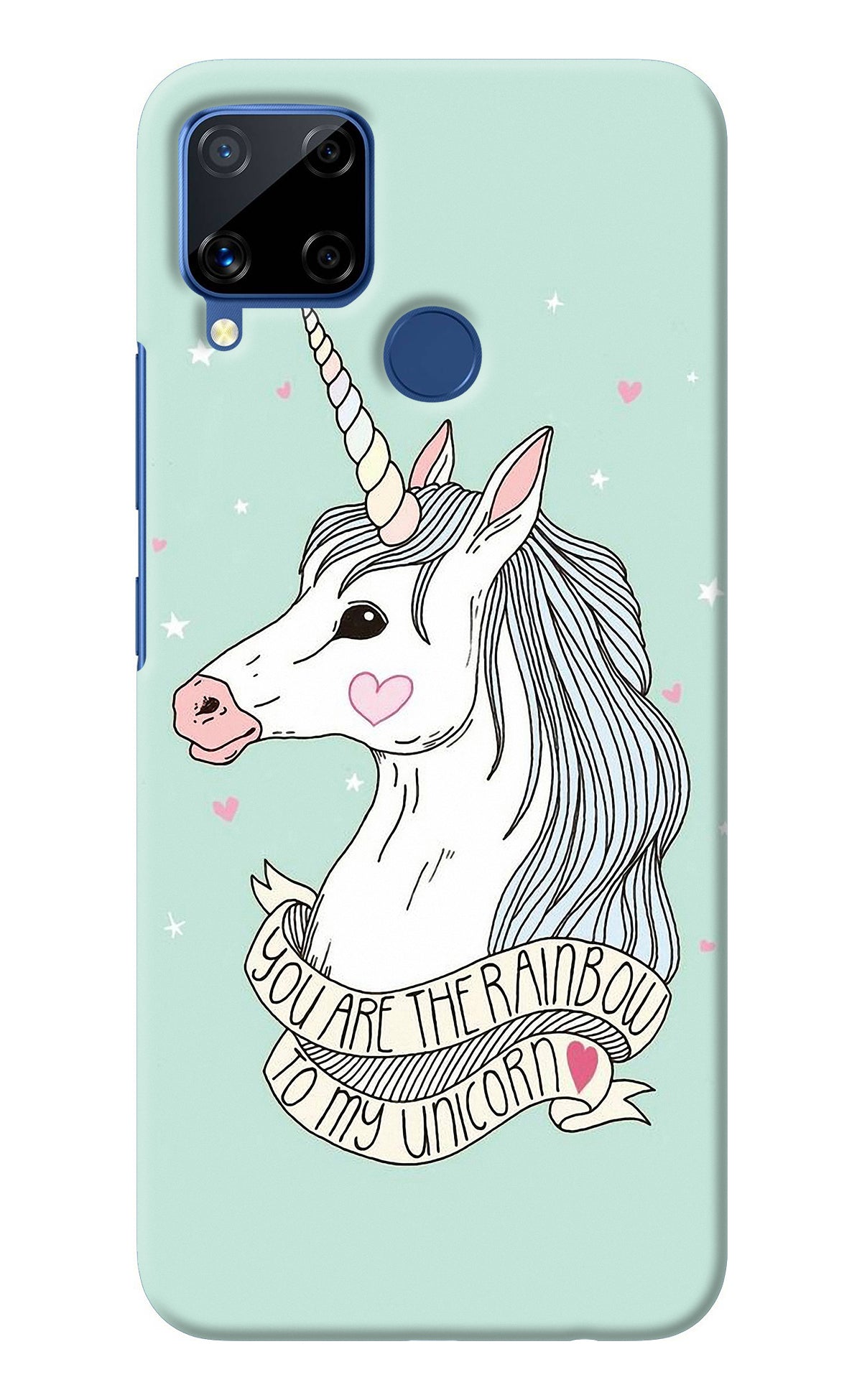 Unicorn Wallpaper Realme C15 Back Cover