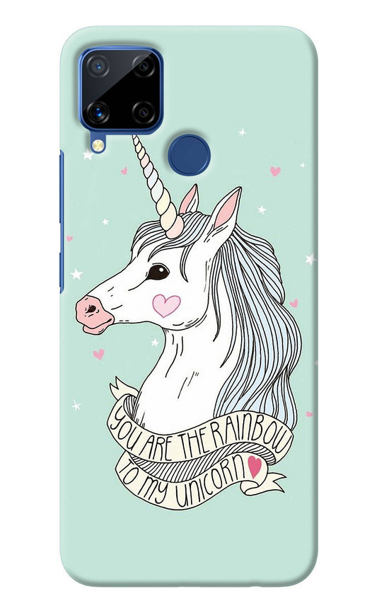 Unicorn Wallpaper Realme C15 Back Cover