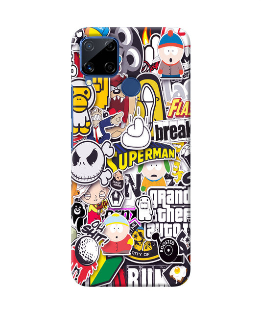 Sticker Bomb Realme C15 Back Cover