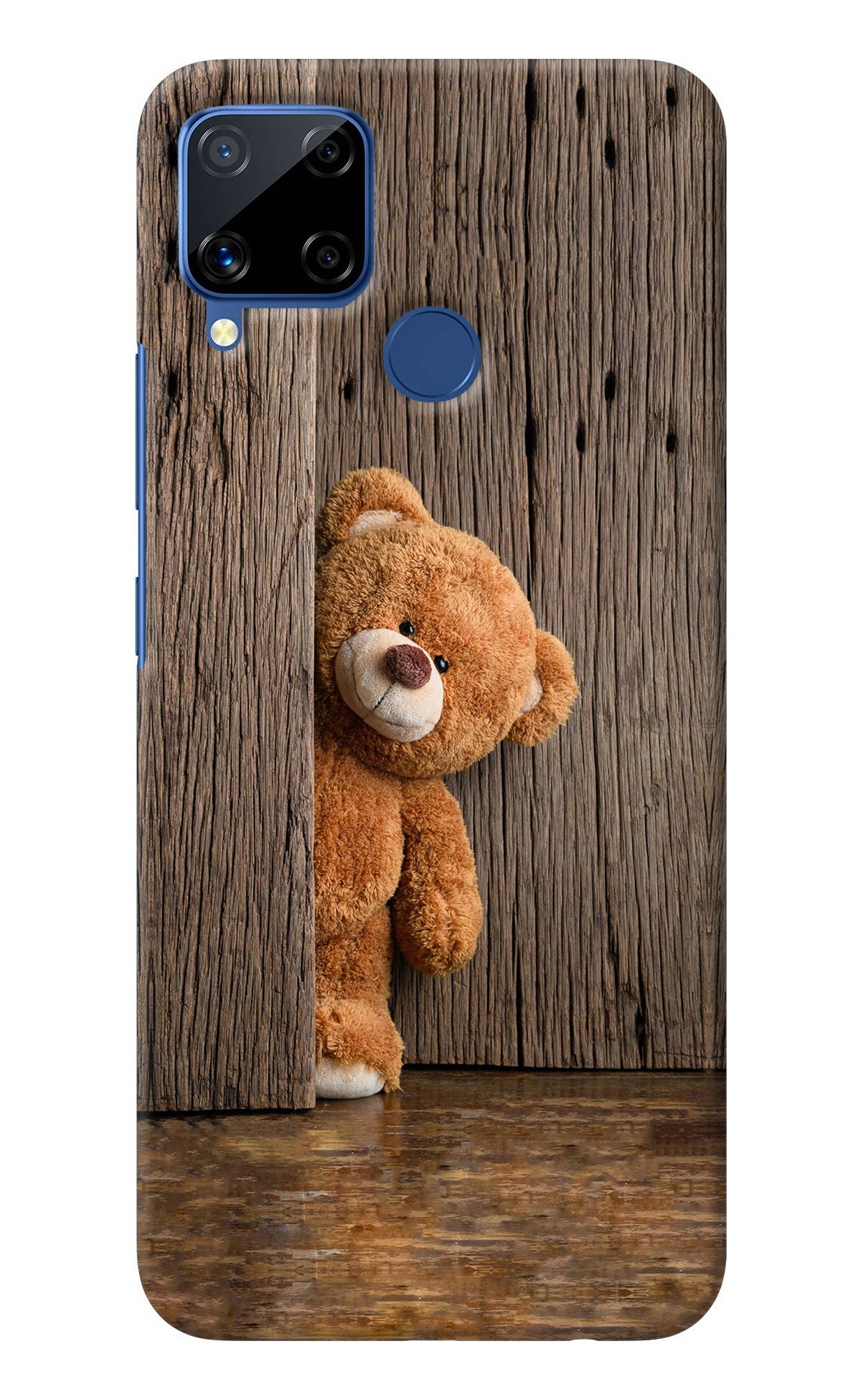 Teddy Wooden Realme C15 Back Cover