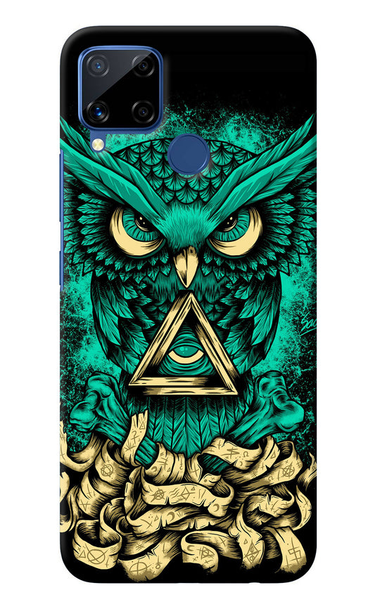 Green Owl Realme C15 Back Cover
