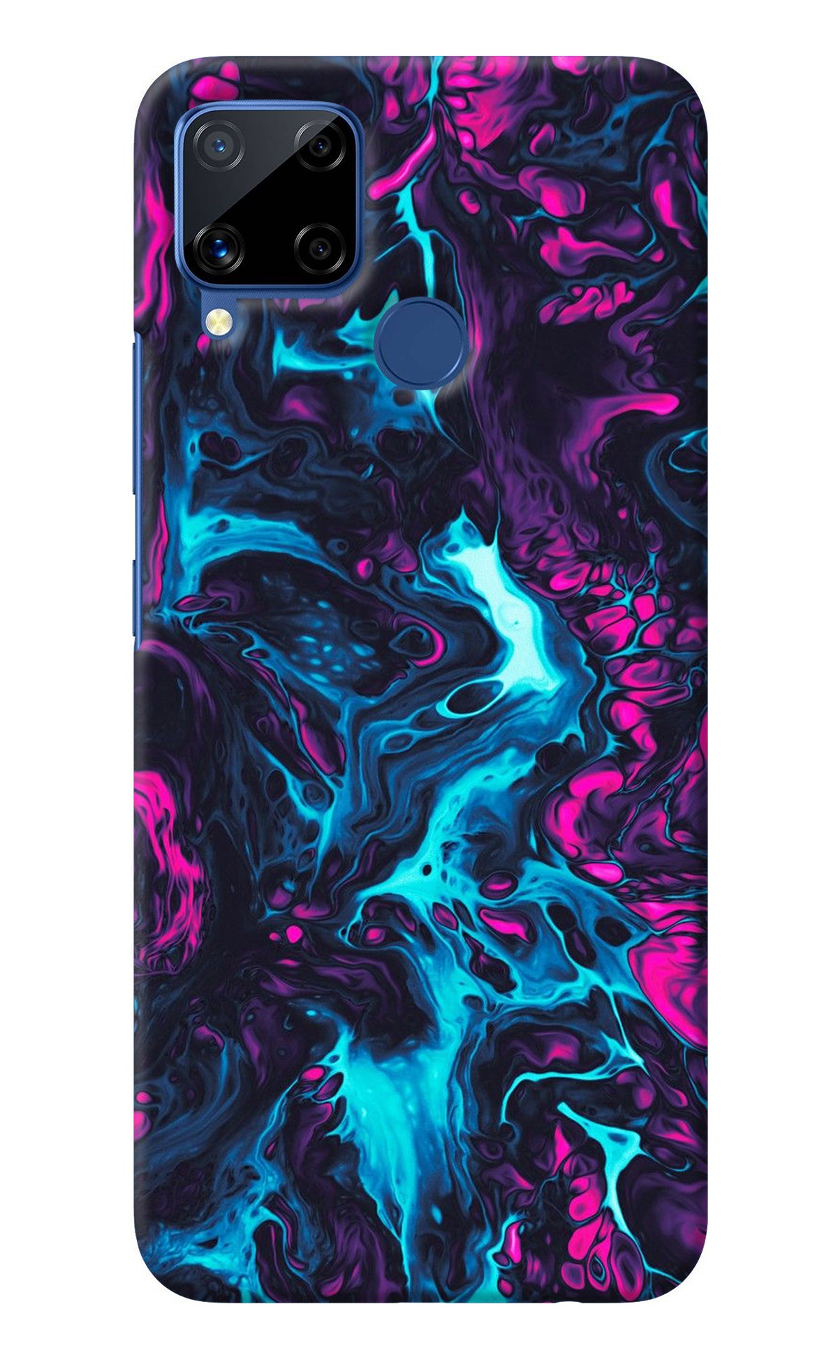 Abstract Realme C15 Back Cover