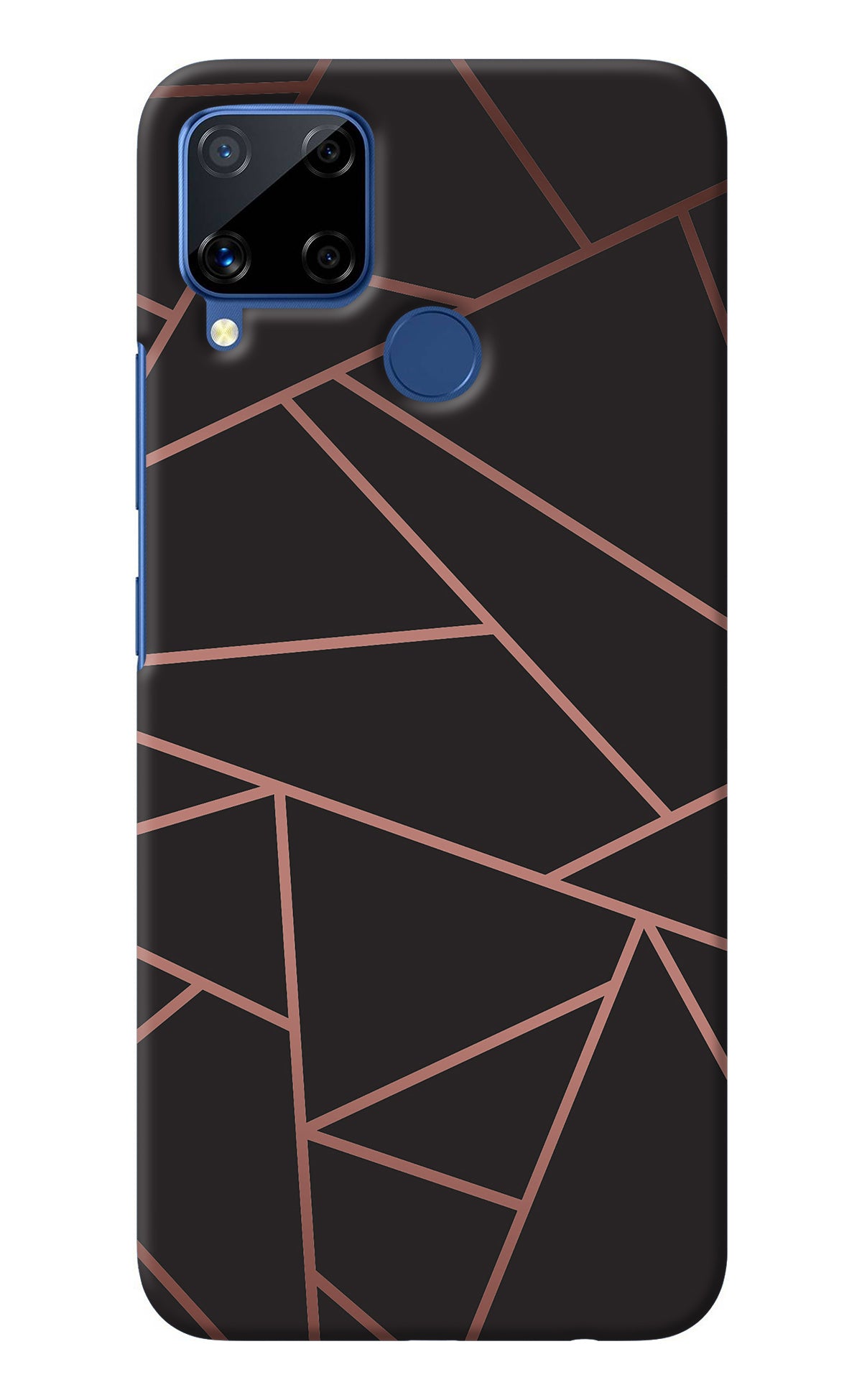 Geometric Pattern Realme C15 Back Cover