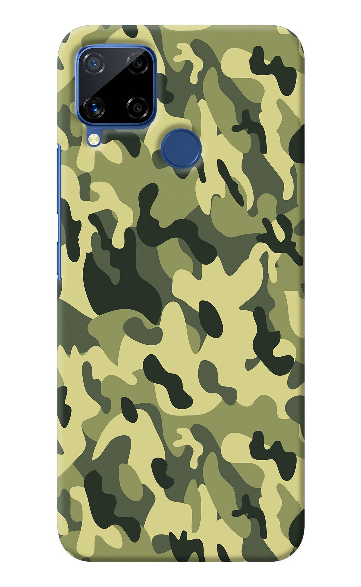 Camouflage Realme C15 Back Cover