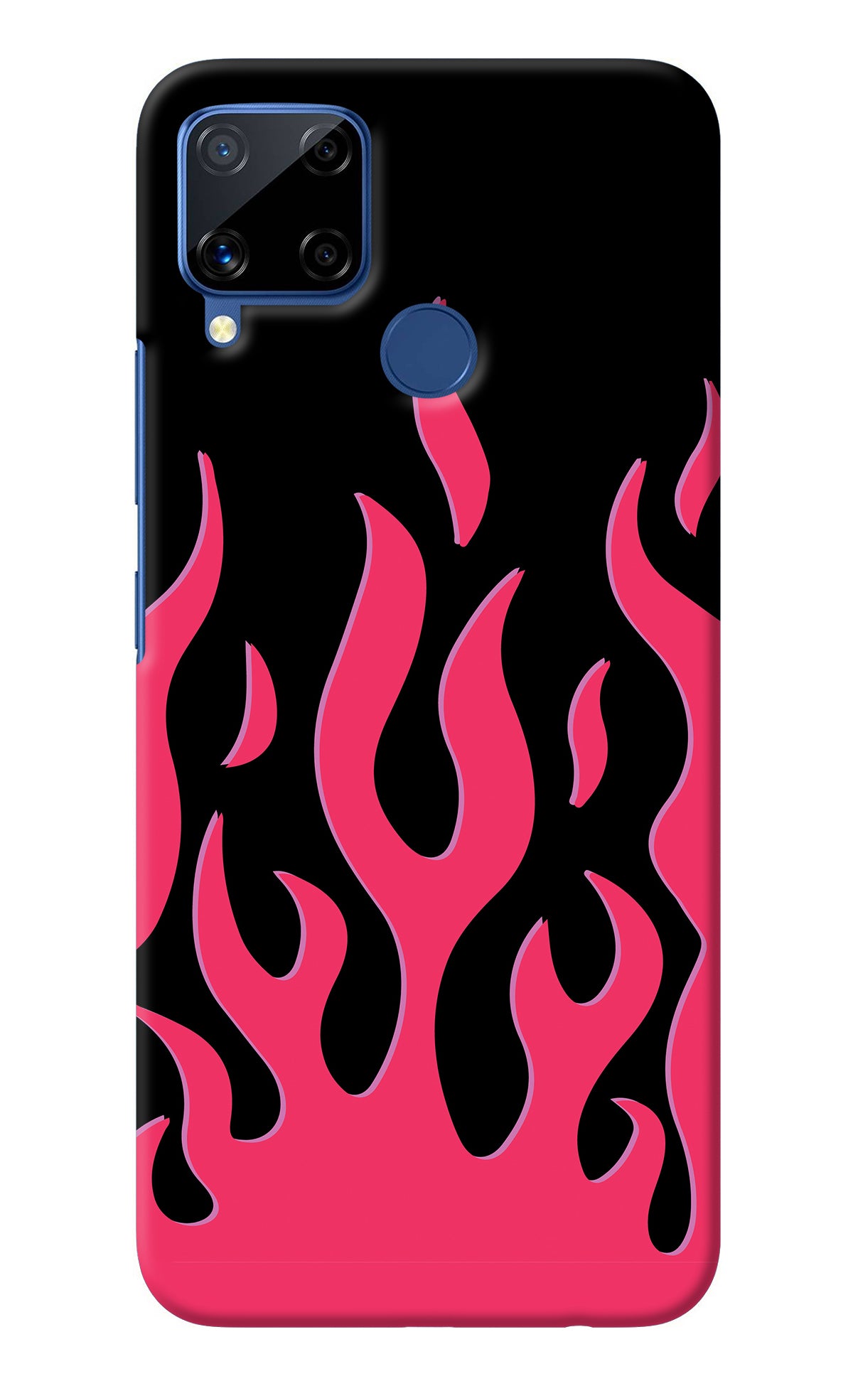 Fire Flames Realme C15 Back Cover