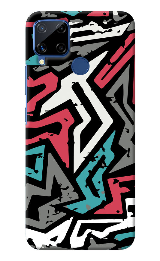 Geometric Graffiti Realme C15 Back Cover