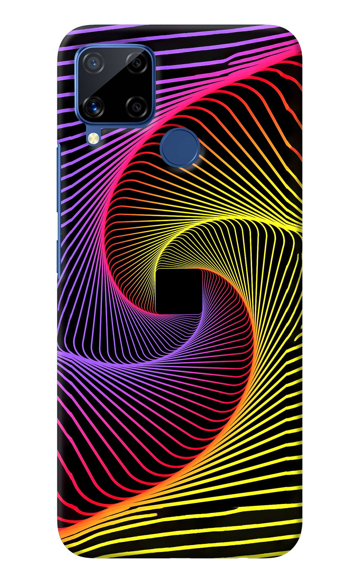 Colorful Strings Realme C15 Back Cover