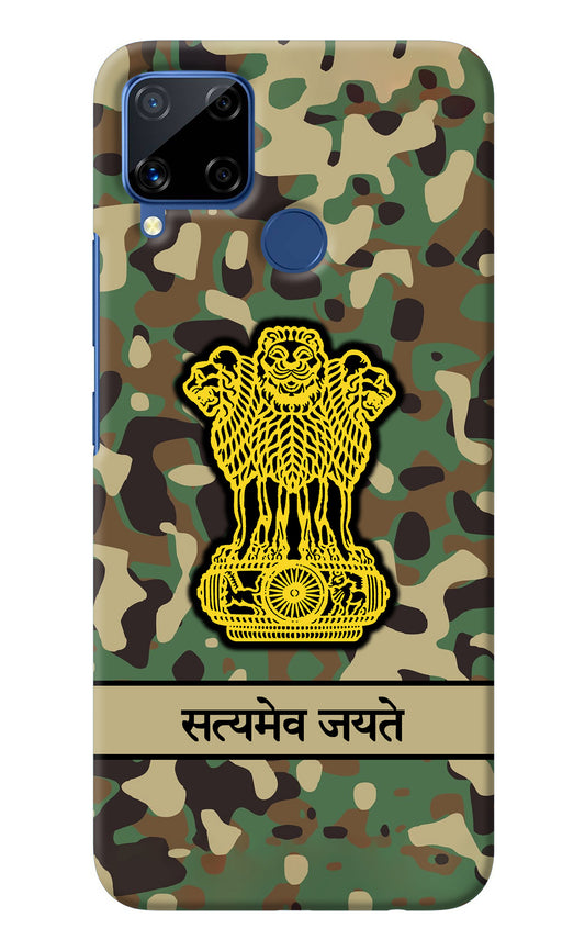 Satyamev Jayate Army Realme C15 Back Cover