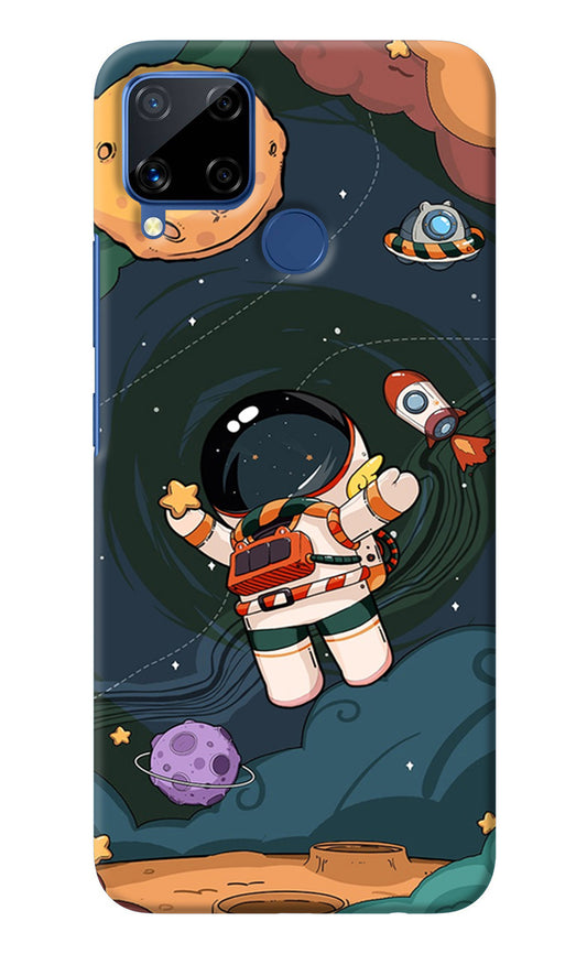 Cartoon Astronaut Realme C15 Back Cover