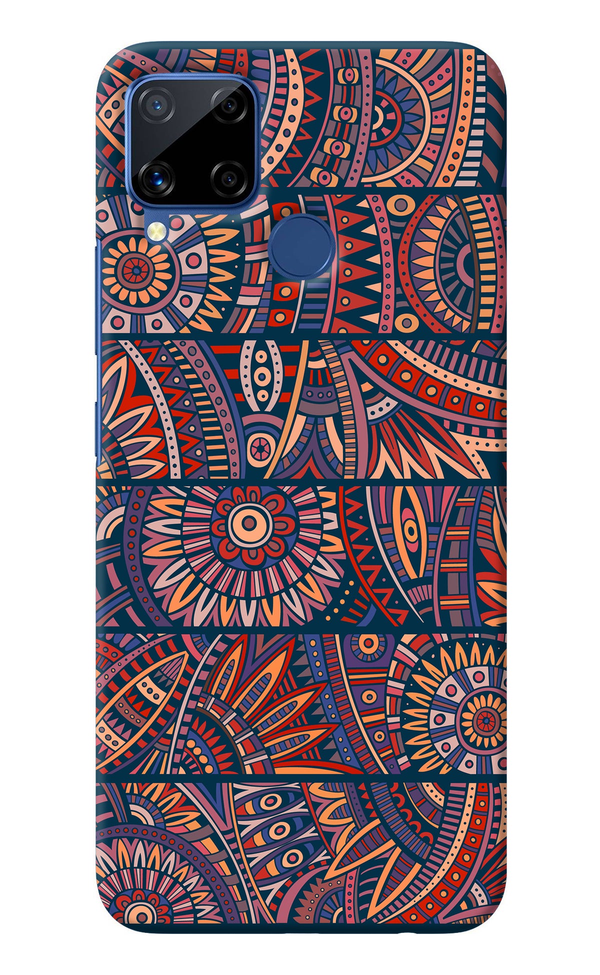 African Culture Design Realme C15 Back Cover