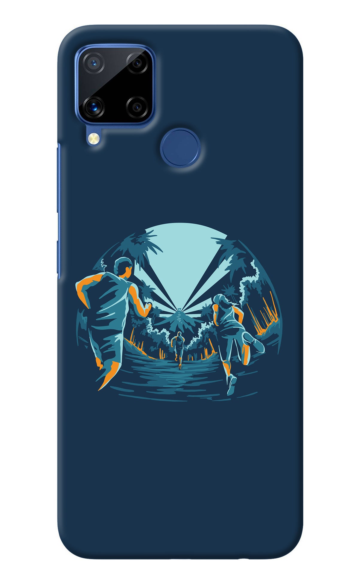 Team Run Realme C15 Back Cover