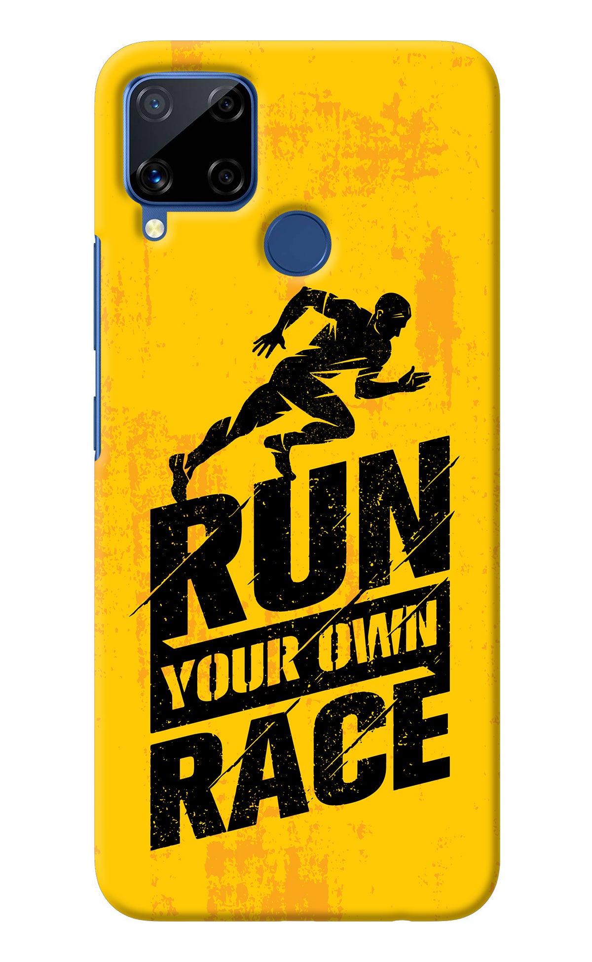 Run Your Own Race Realme C15 Back Cover