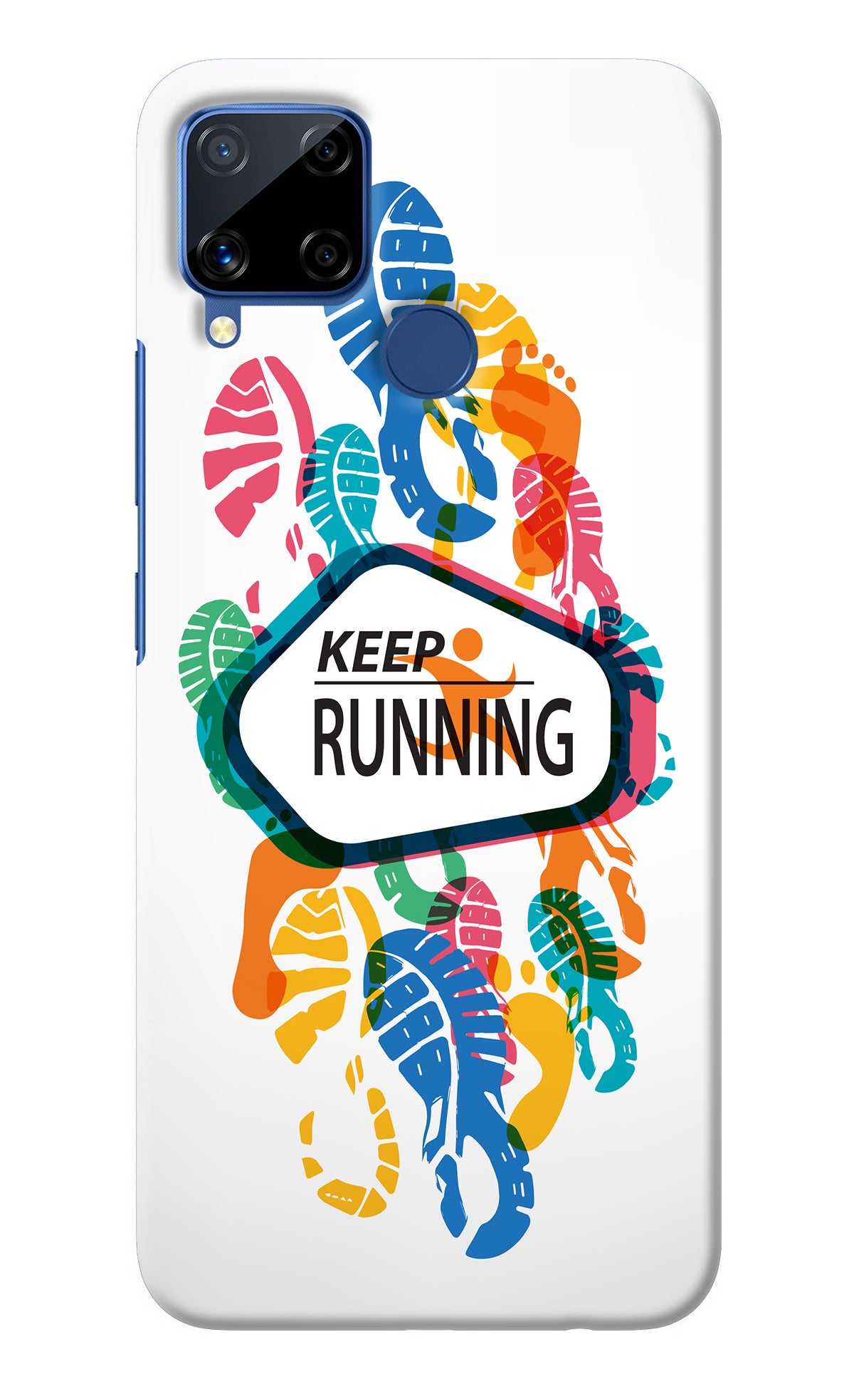 Keep Running Realme C15 Back Cover