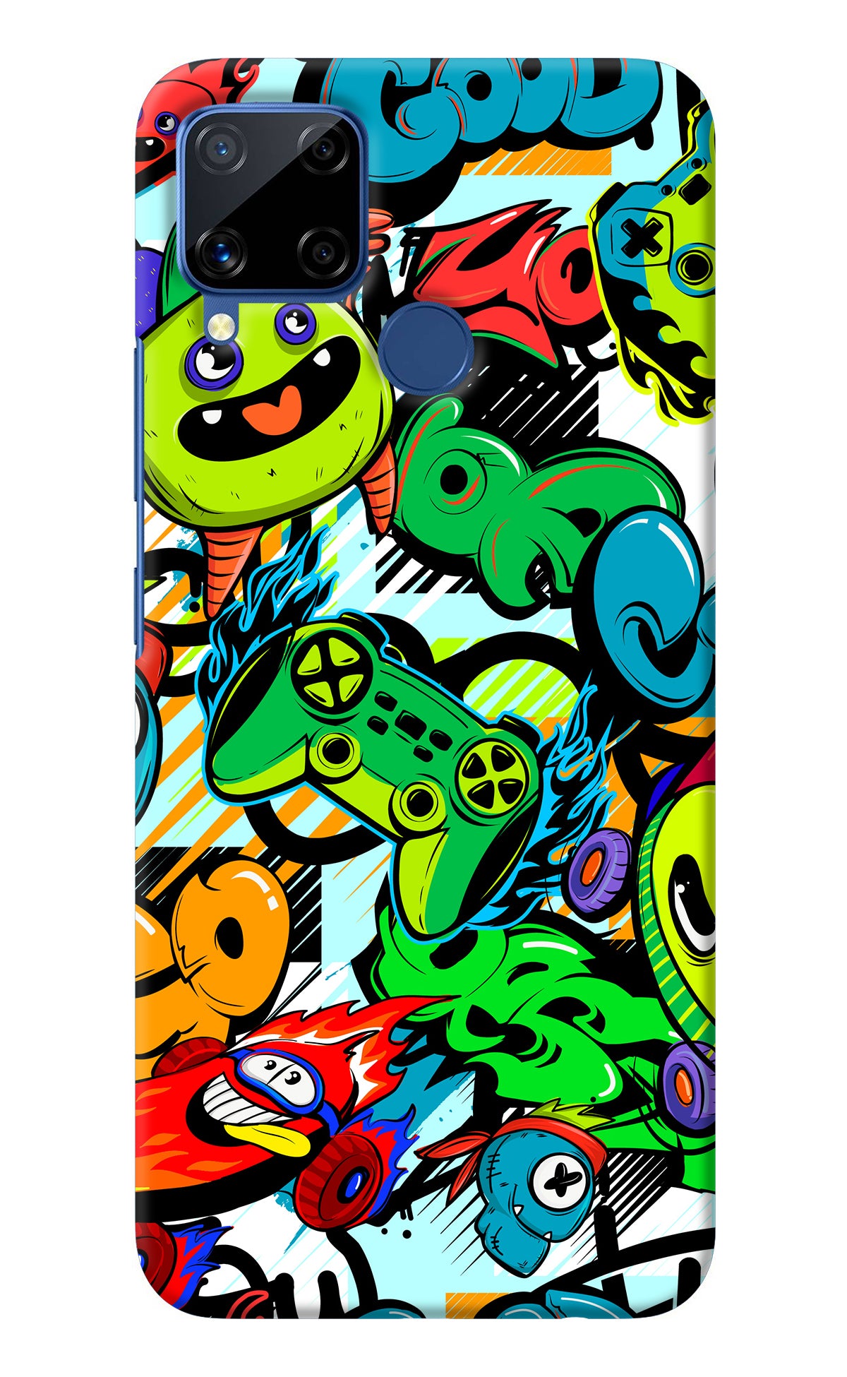 Game Doodle Realme C15 Back Cover