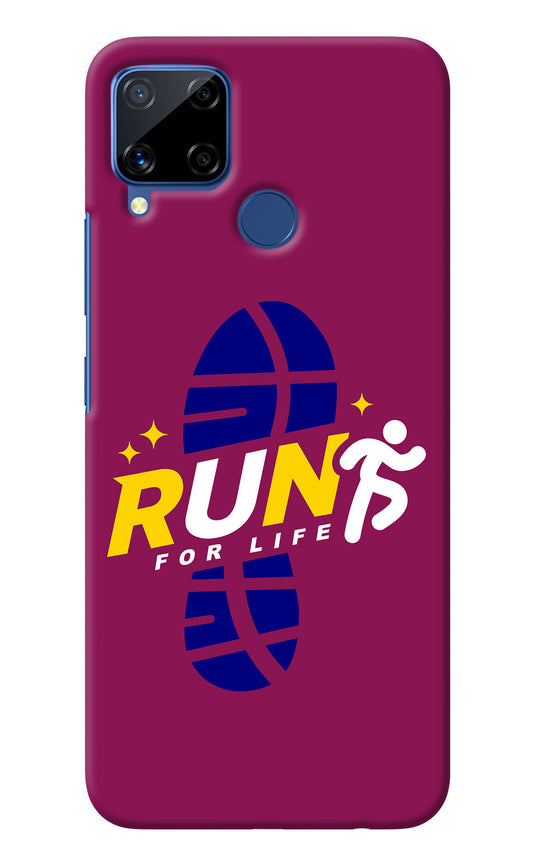 Run for Life Realme C15 Back Cover