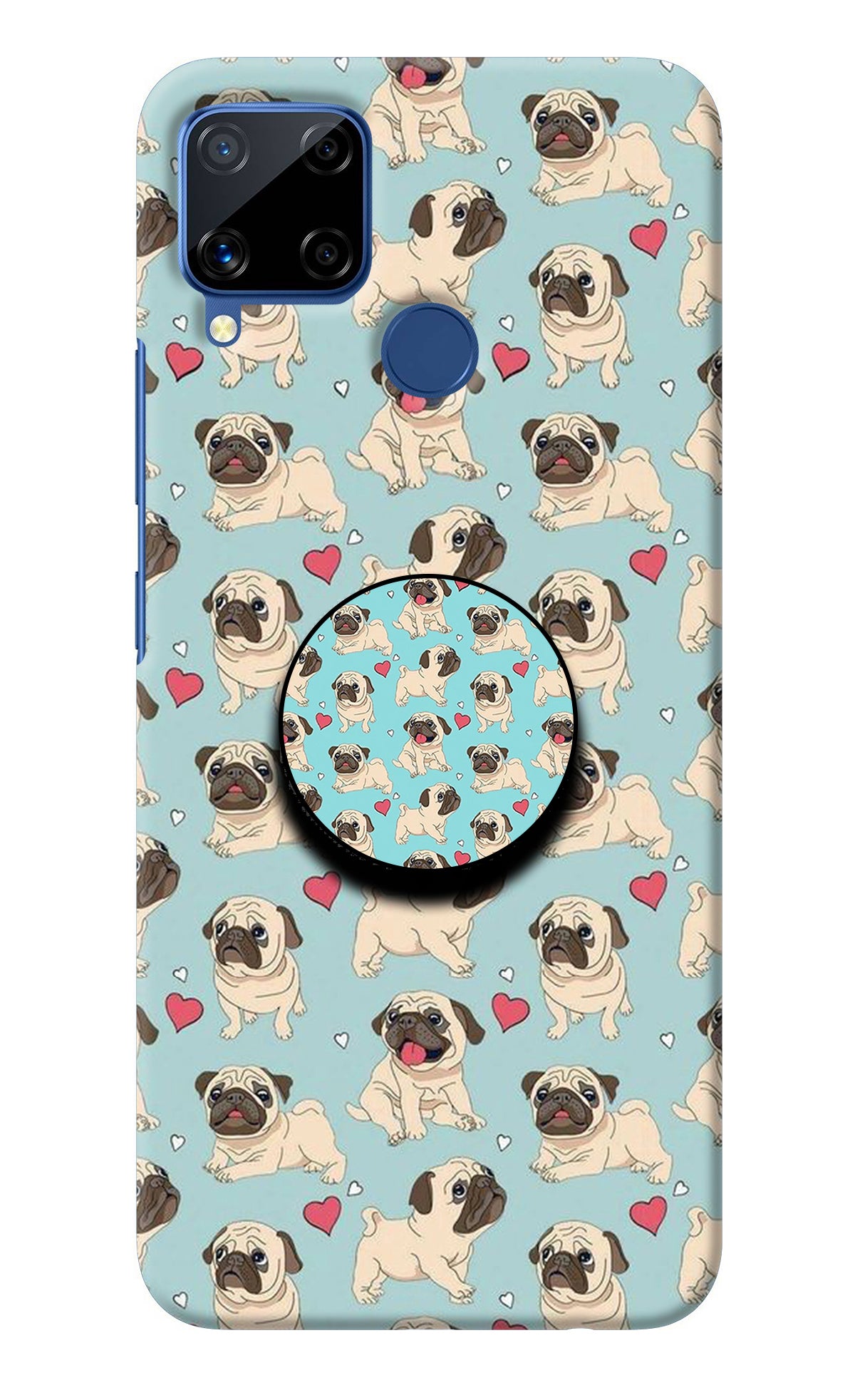 Pug Dog Realme C15 Pop Case