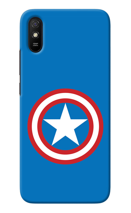 Captain America Logo Redmi 9A/9i Back Cover