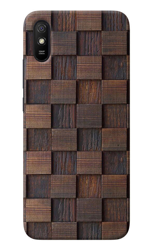 Wooden Cube Design Redmi 9A/9i Back Cover