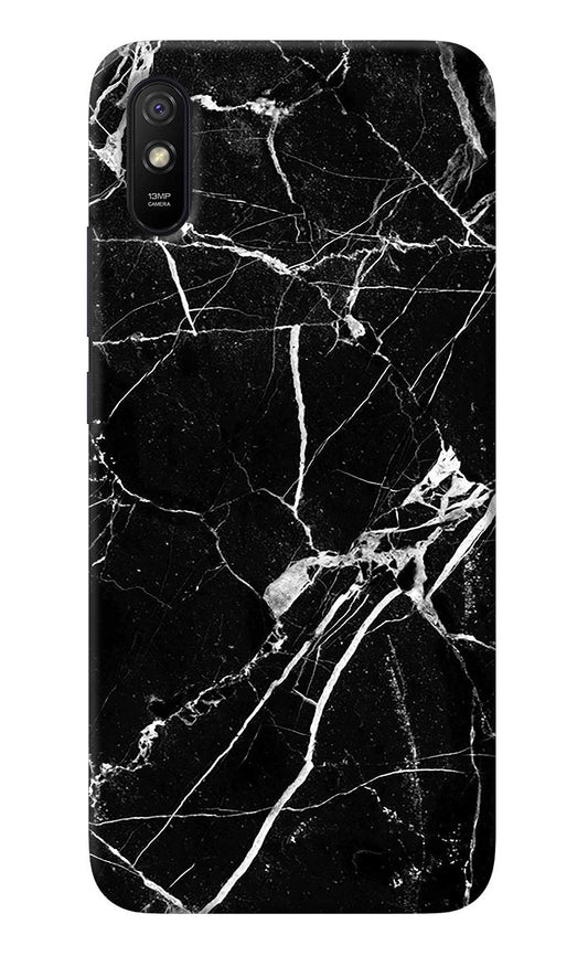 Black Marble Pattern Redmi 9A/9i Back Cover