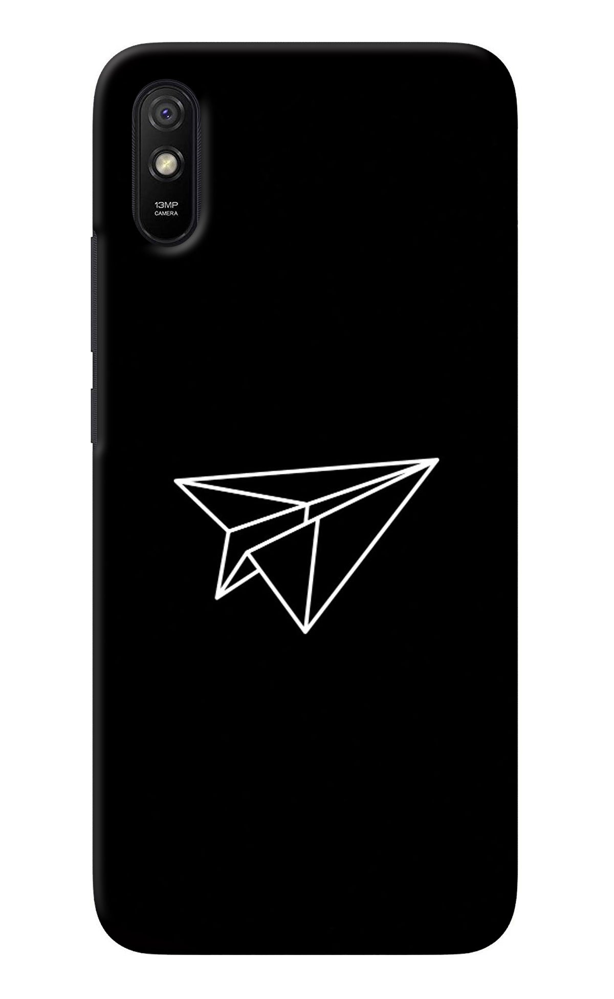 Paper Plane White Redmi 9A/9i Back Cover