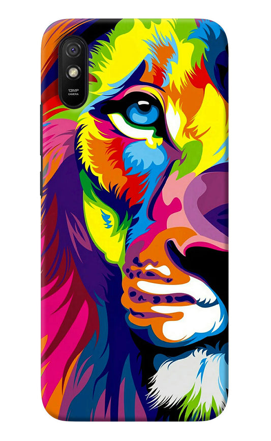 Lion Half Face Redmi 9A/9i Back Cover