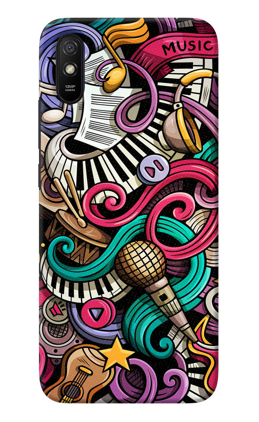 Music Abstract Redmi 9A/9i Back Cover