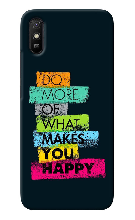 Do More Of What Makes You Happy Redmi 9A/9i Back Cover