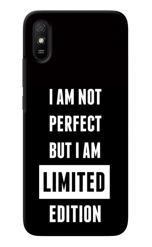 I Am Not Perfect But I Am Limited Edition Redmi 9A/9i Back Cover