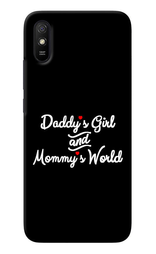 Daddy's Girl and Mommy's World Redmi 9A/9i Back Cover