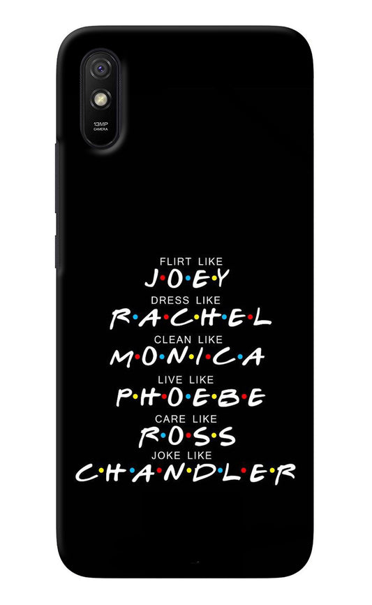 FRIENDS Character Redmi 9A/9i Back Cover