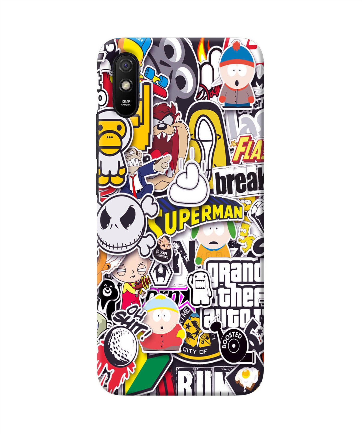 Sticker Bomb Redmi 9A/9i Back Cover