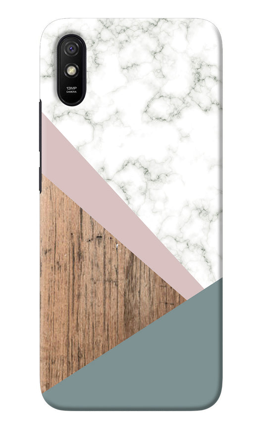 Marble wood Abstract Redmi 9A/9i Back Cover