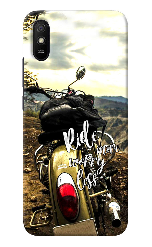 Ride More Worry Less Redmi 9A/9i Back Cover