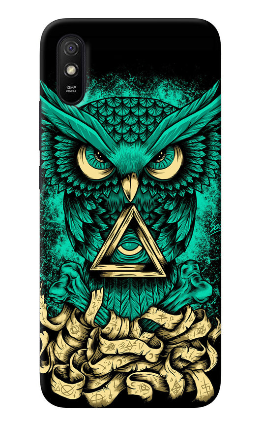 Green Owl Redmi 9A/9i Back Cover