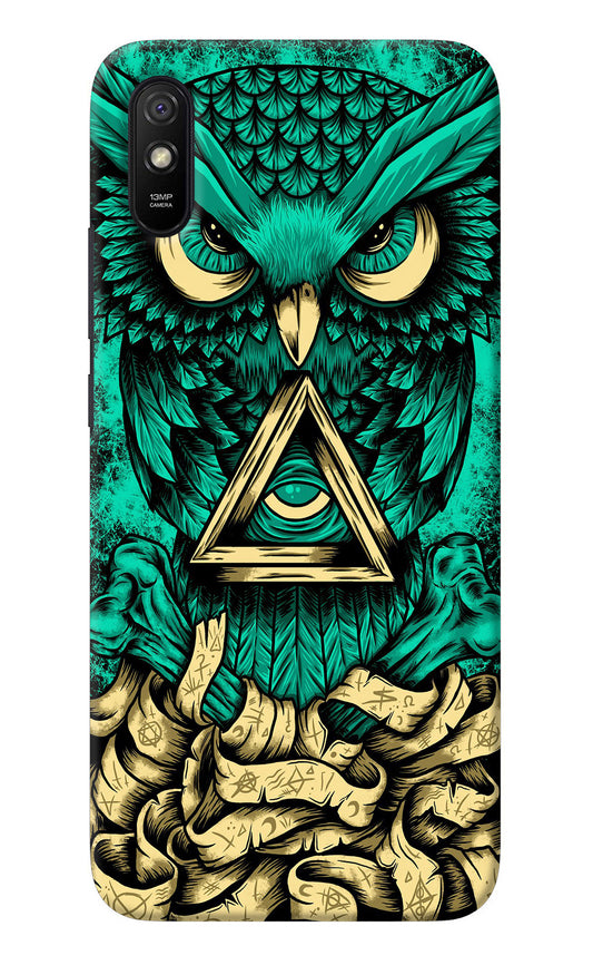 Green Owl Redmi 9A/9i Back Cover
